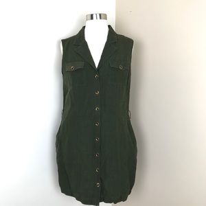 Banana Republic Women's Sz 8 Linen Blend Dress